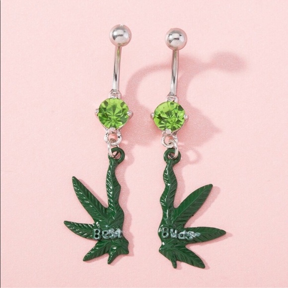 2pc Best Buds Belly Rings - Picture 2 of 3